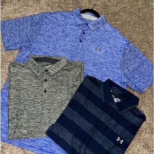 Mens Under Armour Golf Polos